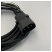 Power Cable H05VV-F C14 to C15 - 3x0.75mm² 250V/6A - 2m Extension Cord product image