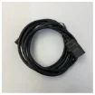 Power Cable H05VV-F C14 to C15 - 3x0.75mm² 250V/6A - 2m Extension Cord product image