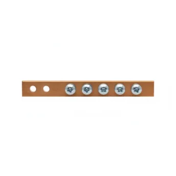 Rittal DK 7113.000 Earth Rail 450mm 200A Horizontal Copper Busbar product image