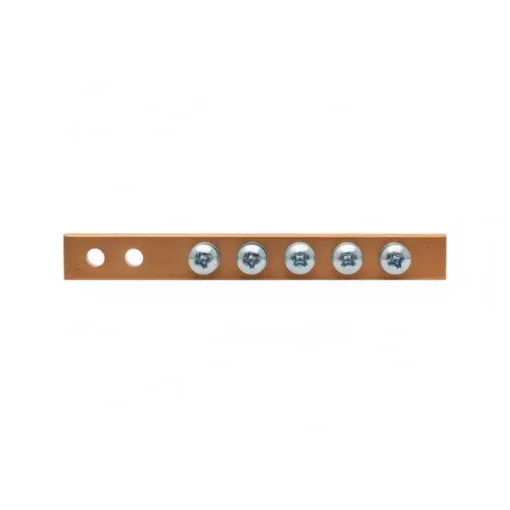 Rittal DK 7113.000 Earth Rail 450mm 200A Horizontal Copper Busbar product image