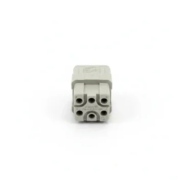 Harting Han Q Series Female Heavy Duty Power Connector Insert 6-Pin 16A 250V product image