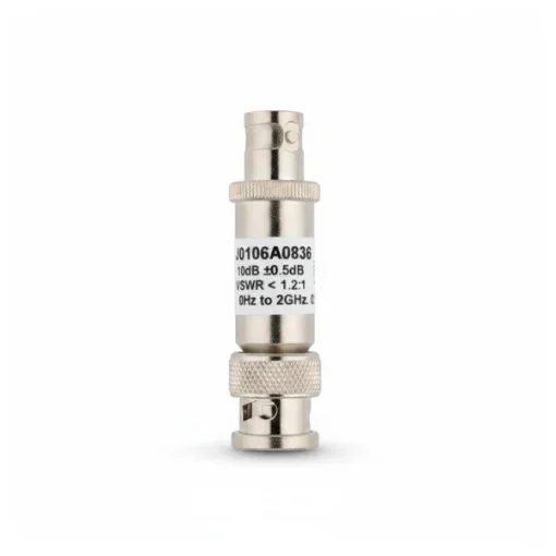 Telegärtner RF Attenuator BNC M/F 10dB 50Ω 2GHz 0.5W - J01006A0836 product image