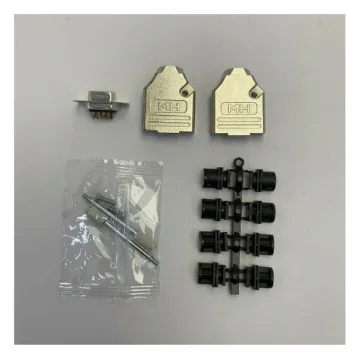 MH Connectors MHDTZK 9-Way Female D-Sub Connector Kit Zinc Backshell Hood product image