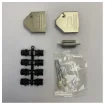 MH Connectors MHDTZK 15 Way Female D-Sub Connector Plug Hood Kit product image