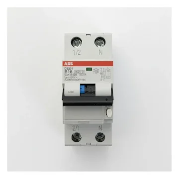 ABB DS201 B16 A30 RCBO Circuit Breaker 1P+N 16A 30mA Residual Current Breaker product image