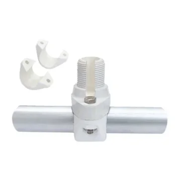AC Antennas N210F Rail Mount - Marine Antenna Holder - 22-30mm - 1inch 14TPI - White product image