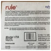 Rule 17AM Submersible Pump 3800 GPH 12V - Powerful Marine Bilge Pump product image