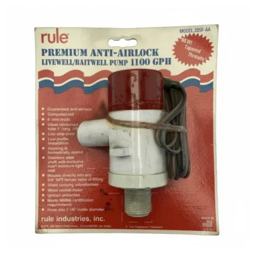 Rule 1100 GPH Bilge Pump - Marine Submersible Pump - 205F-AA product image