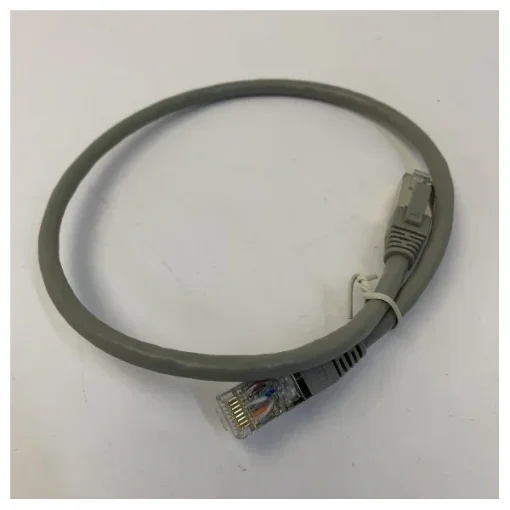 Cat6a SSTP Patch Cable 0.5m - Shielded Ethernet Cable Grey product image