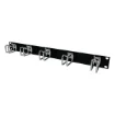 Rittal DK 5502.205 Maneuvering panel with 5 Maneuvering eyes - 1U - Galvanized Steel product image