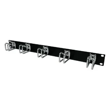 Rittal DK 5502.205 Maneuvering panel with 5 Maneuvering eyes - 1U - Galvanized Steel product image