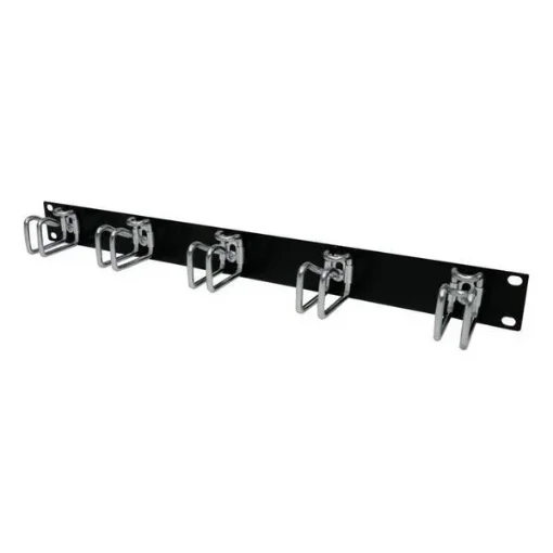 Rittal DK 5502.205 Maneuvering panel with 5 Maneuvering eyes - 1U - Galvanized Steel product image