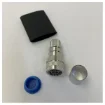 Times Microwave EZ-600-NMH-X N-Type Male Connector for LMR-600 - Straight Crimp product image