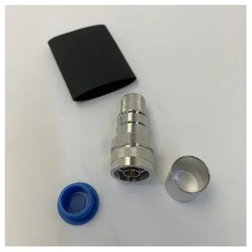 Times Microwave EZ-600-NMH-X N-Type Male Connector for LMR-600 - Straight Crimp product image
