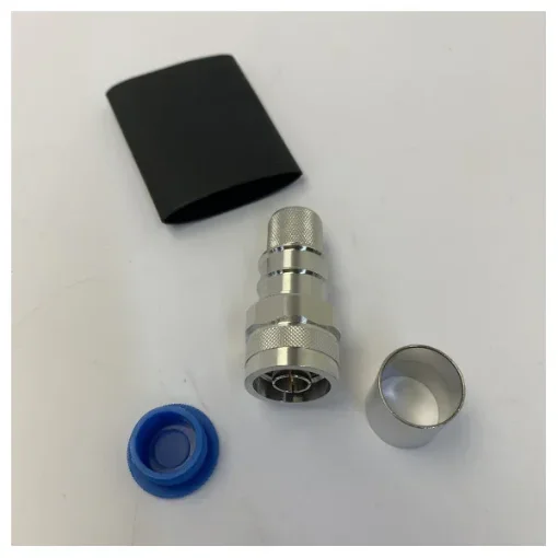 Times Microwave EZ-600-NMH-X N-Type Male Connector for LMR-600 - Straight Crimp product image