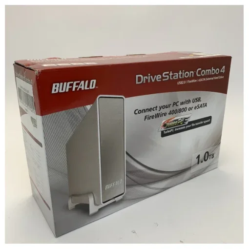 Buffalo DriveStation Combo 4 HDD Enclosure - eSATA FW800 FW400 USB 2.0 - HD-HS1.0TQ(V2) product image