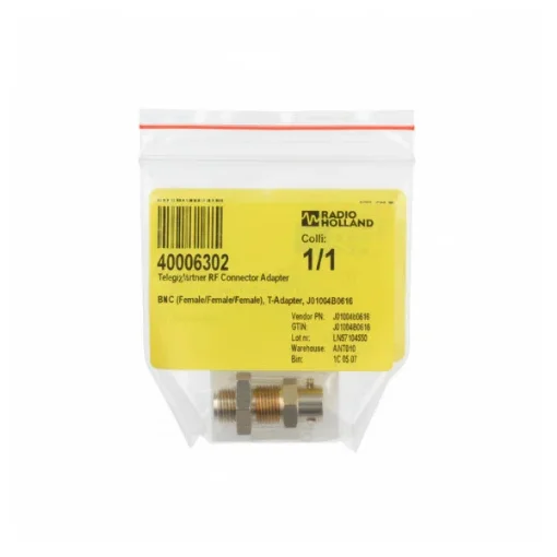 Telegärtner BNC T-Adapter Female-Female-Female RF Connector J01004B0616 product image