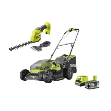 Ryobi 18V Mower and Shears Pack - 5.0Ah Battery and Charger - Ry18lmx37agsa-150 product image