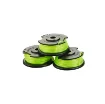 [Never Used] Pack of 3 Ryobi 2mm Twisted Single Thread Spools for RAC143 Battery-Powered Strimmers product image