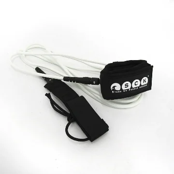Picture of SCK - Straight 9ft White Surf/Sup Leash - 0105-27571