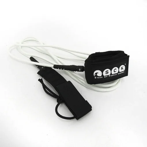 Picture of SCK - Straight 9ft White Surf/Sup Leash - 0105-27571