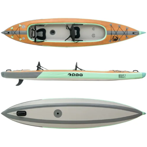 Picture of SCK - Aeolus 2 Inflatable Two-Person Kayak Full Drop-Stitch with Wood Finish - 0202-14990