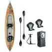 Picture of SCK - Aeolus 2 Inflatable Two-Person Kayak Full Drop-Stitch with Wood Finish - 0202-14990