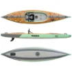 Picture of SCK - Aeolus 1 Inflatable Single Kayak Full Drop-Stitch with Wood Finish - 0202-12990