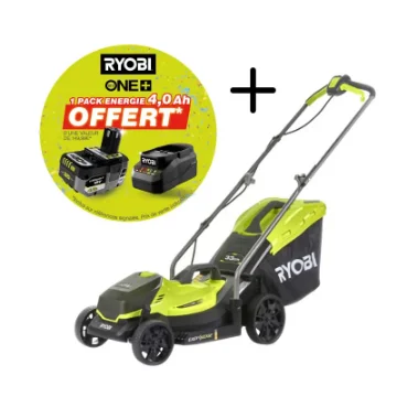 Ryobi Push Mower - OLM1833B - 18V One+ - 33 Cm Cutting Width - 4.0Ah Battery and Charger product image