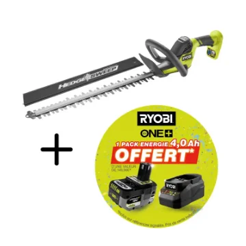 Ryobi 18V One+ Brushless Hedge Trimmer Ry18ht45a - Linea - 45 Cm - 4.0Ah Battery and Charger product image