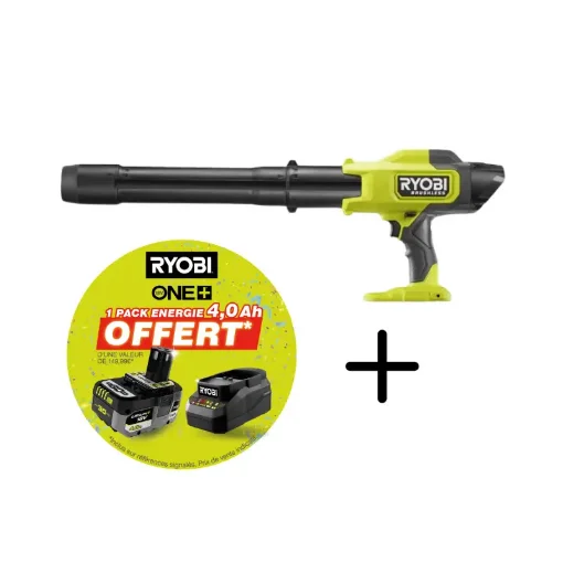 Ryobi 18V Brushless Compact Blower RY18BLCXA-0 - 4.0Ah Battery and Charger product image