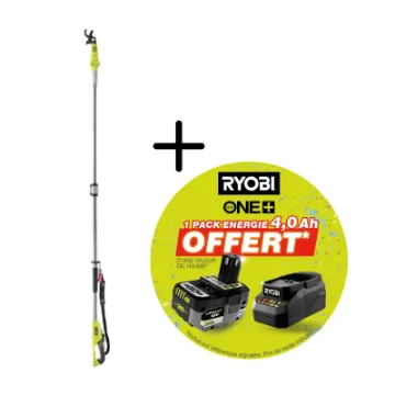 Ryobi 18V One+ Telescopic Pruner RY18PLA-0 - 4.0Ah Battery and Charger product image