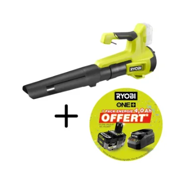 Ryobi Turbo Jet Blower 18V RY18BLB - Airflow 160 Km/H - 4.0Ah Battery and Charger product image