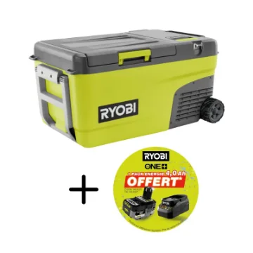 Ryobi 18V One+ Hybrid Cooler on Wheels Ry18cb23a - 23 L - 4.0Ah Battery and Charger product image