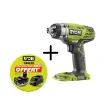 Ryobi 18V One+ Impact Driver R18id3 - 4.0Ah Battery and Charger product image
