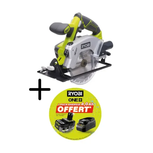 Ryobi 18V One+ Circular Saw RWSL1801M - 150 Mm Diameter - 4.0Ah Battery and Charger product image