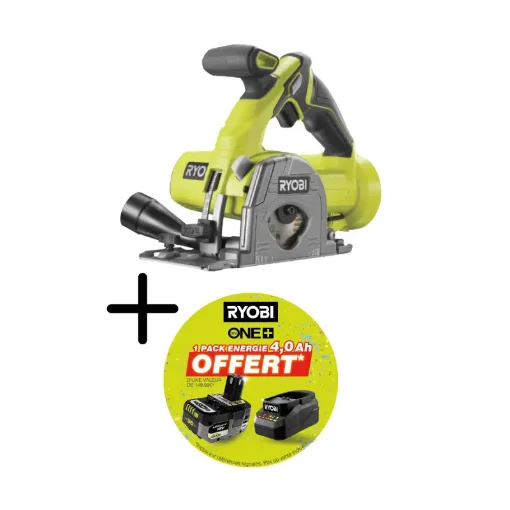Ryobi 18V One+ Multi-Material Saw R18MMS - 85mm - 4.0Ah Battery and Charger product image