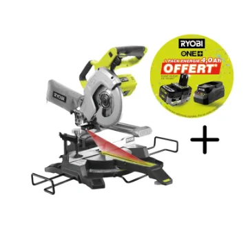 Ryobi 18V One+ R18ms216 Radial Mitre Saw - 4.0Ah Battery and Charger product image