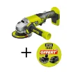 Ryobi 18V One+ Angle Grinder R18AG - 4.0Ah Battery and Charger product image