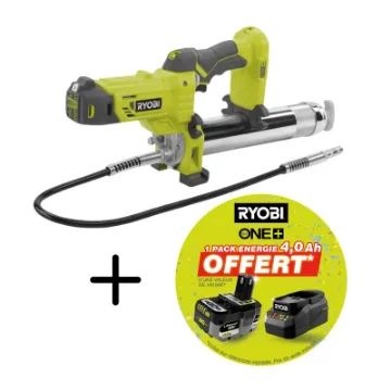 Ryobi 18V One+ Grease Gun R18GG - 4.0Ah Battery and Charger product image