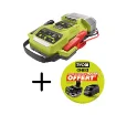 Ryobi One+ 18V Jump Starter RJSC18 - Supplied with Cable - 4.0Ah Battery and Charger product image