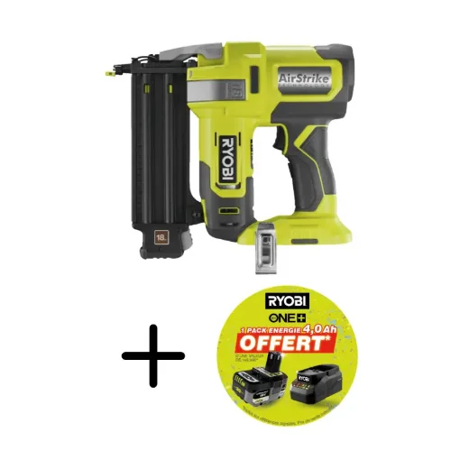 Ryobi 18V One+ R18gn1 Pneumatic Nail Gun - 18 G - 4.0Ah Battery and Charger product image