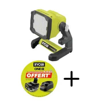 Ryobi 18V One+ Led Projector RLFD18 - 1800 Lumens - 4.0Ah Battery and Charger product image